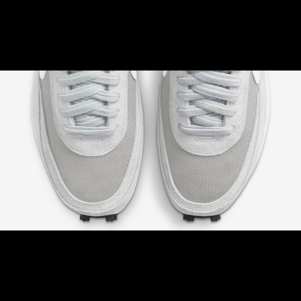 🎉Nike x Sacai x Fragment LDWaffle Sneaker Ltd Ed. Grey/White Men 9/Women 10.5 - Picture 12 of 16